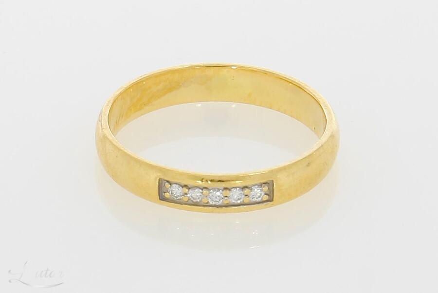 Kuldsõrmus 585* Briljandid