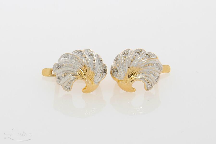 Kuldkõrvarõngad 585* Briljandid