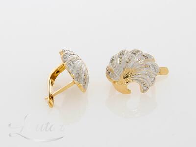 Kuldkõrvarõngad 585* Briljandid