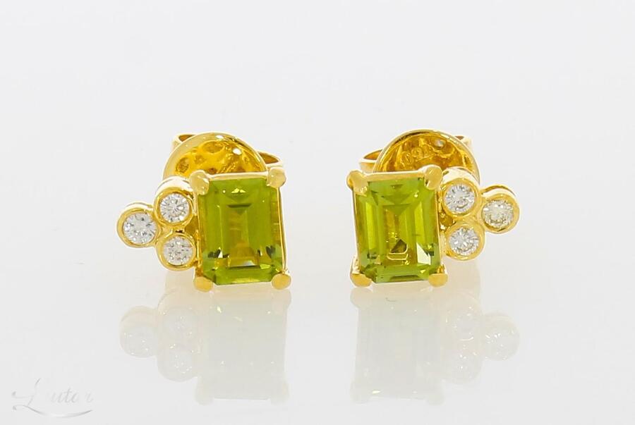 Kuldkõrvarõngad 750* Briljandid