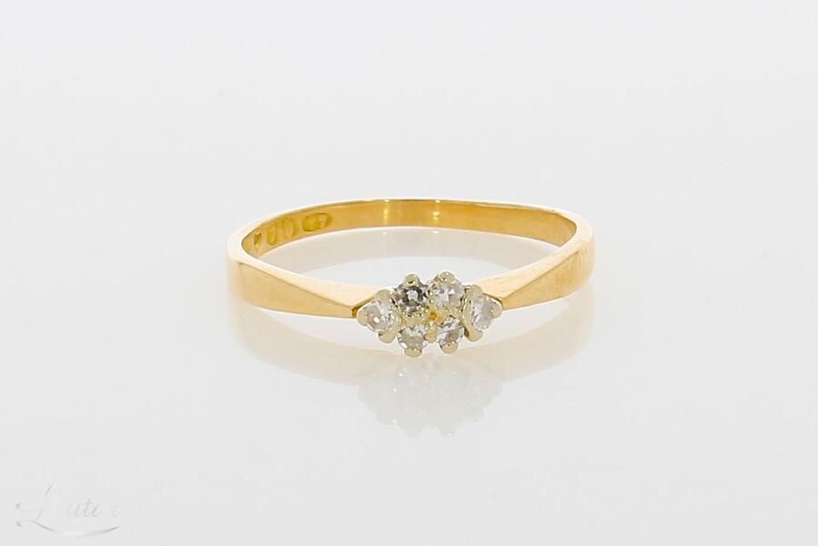 Kuldsõrmus 750* Briljandid