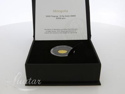 Kuld münt 999*  Mongolia 1000 Togrog