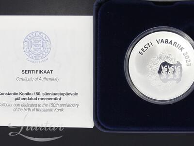 Hõbemünt 925* Konstantin Konik 150, 2023a.