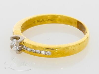 Kuldsõrmus 750* Briljandid