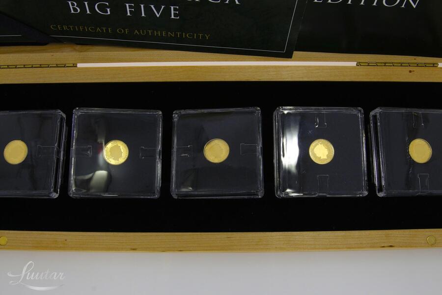 Kuldmüntide komplekt 999* "North America Big Five coins animals"