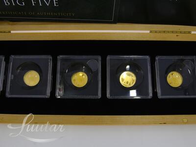 Kuldmüntide komplekt 999* "North America Big Five coins animals"