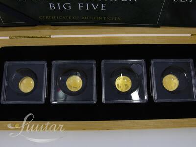 Kuldmüntide komplekt 999* "North America Big Five coins animals"