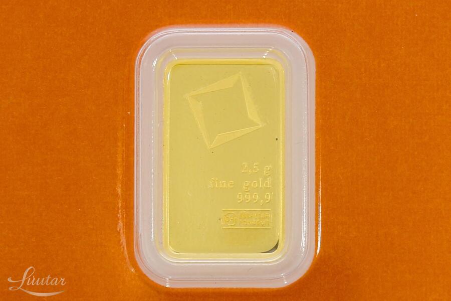 Kuldplaat 999* Valcambi