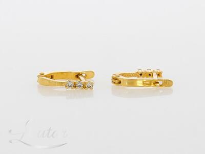 Kuldkõrvarõngad 585* Briljandid