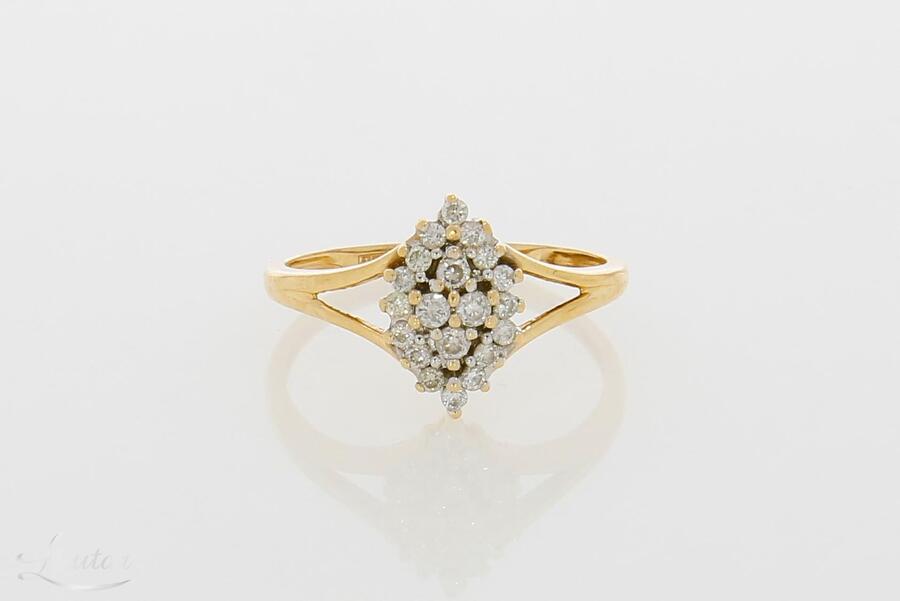 Kuldsõrmus 585* Briljandid