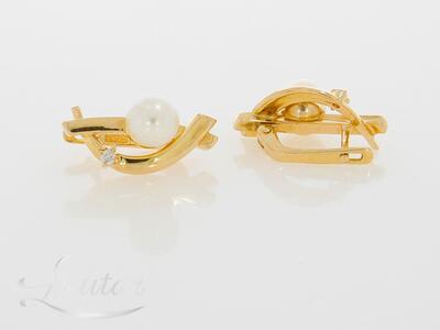 Kuldkõrvarõngad 585* Briljandid