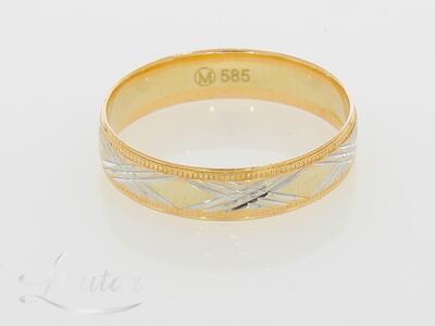 Kuld abielusõrmus 585*