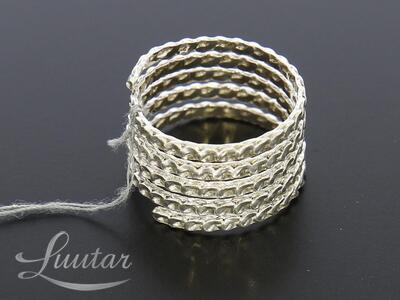 Hõbesõrmus 999* UUS! Käsitöö! Vivian Schotowsky