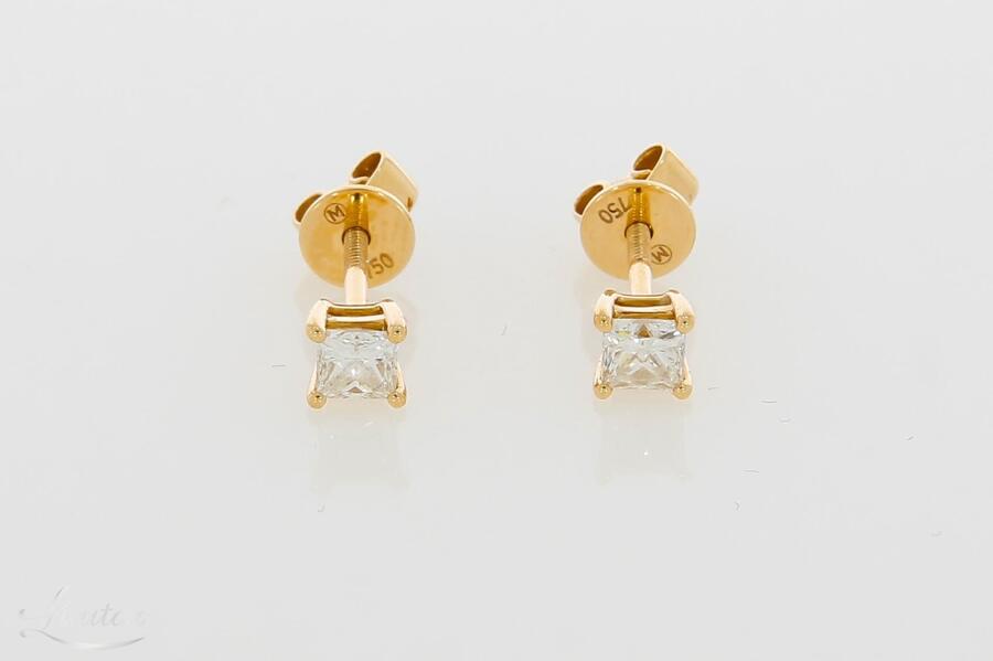 Kuldkõrvarõngad 750* Briljandid