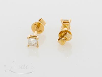 Kuldkõrvarõngad 750* Briljandid