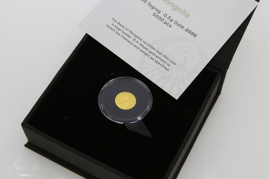 Kuldmünt 999* 1000 Togrog Mongolia 2026