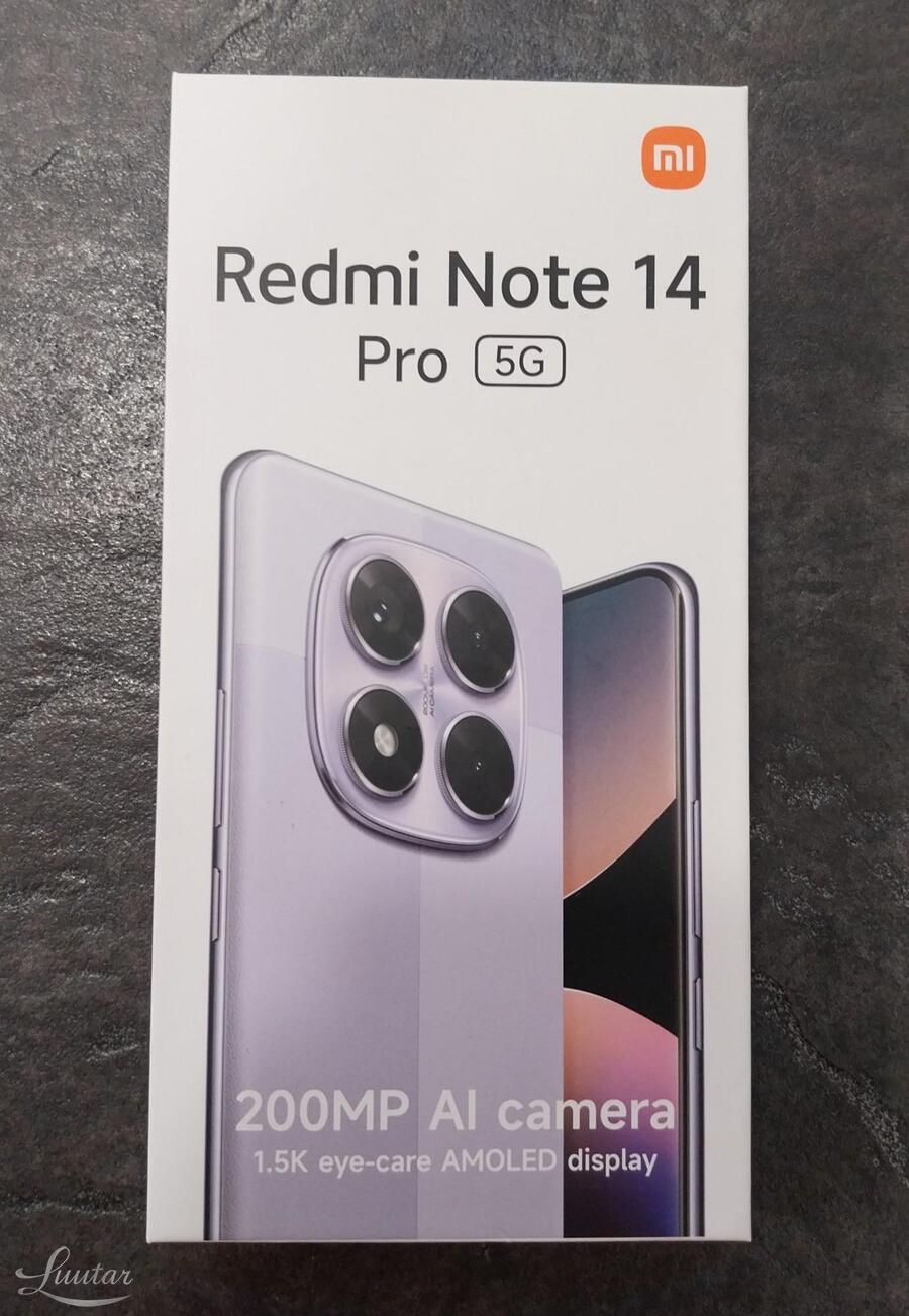 Mobiiltelefon Xiaomi Redmi Note 14 Pro 5G 256GB