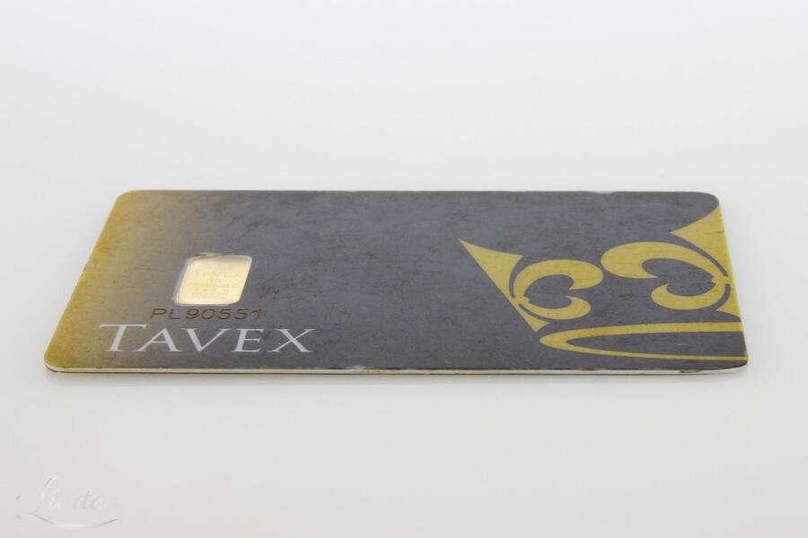 Kuldplaat 999* 1g Tavex