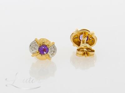 Kuldkõrvarõngad 585* Briljandid