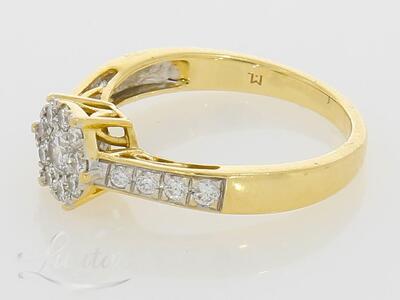 Kuldsõrmus 585* Briljandid