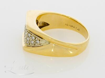 Kuldsõrmus 375* Briljandid 0.27ct