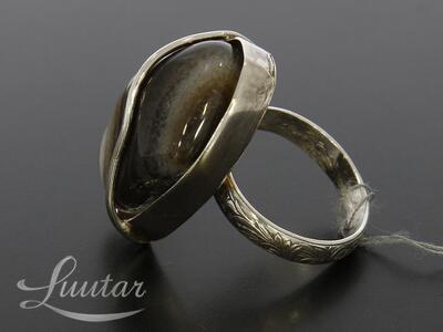 Hõbesõrmus 925* Ahhaat! UUS! Käsitöö! Vivian Schotowsky