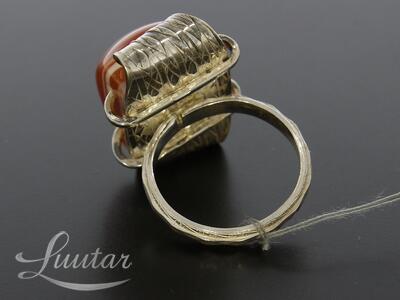 Hõbesõrmus 925* Karneool! UUS! Käsitöö! Vivian Schotowsky