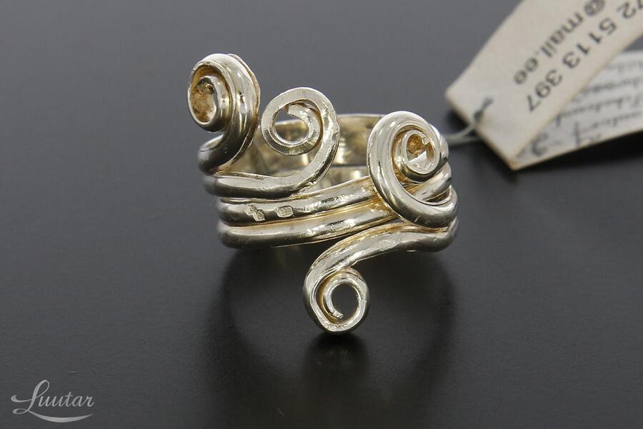 Hõbesõrmus 999* UUS! Käsitöö! Vivian Schotowsky