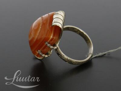 Hõbesõrmus 925* Karneool! UUS! Käsitöö! Vivian Schotowsky