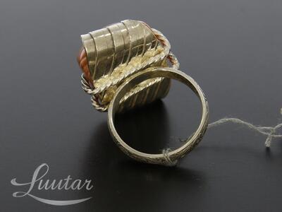 Hõbesõrmus 925* Karneool! UUS! Käsitöö! Vivian Schotowsky