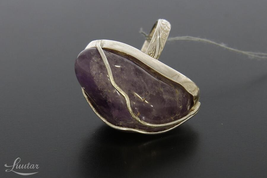 Hõbesõrmus 925* Ametüst! UUS! Käsitöö! Vivian Schotowsky