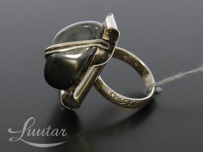 Hõbesõrmus 925* Hematiit! UUS! Käsitöö! Vivian Schotowsky