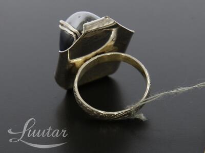 Hõbesõrmus 925* Hematiit! UUS! Käsitöö! Vivian Schotowsky