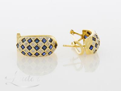 Kuldkõrvarõngad 585* Briljandid