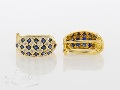 Kuldkõrvarõngad 585* Briljandid