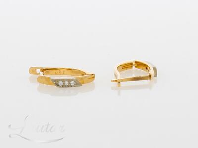 Kuldkõrvarõngad 585* Briljandid