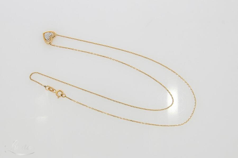 Kuldkaelakett + kulon 585* Süda