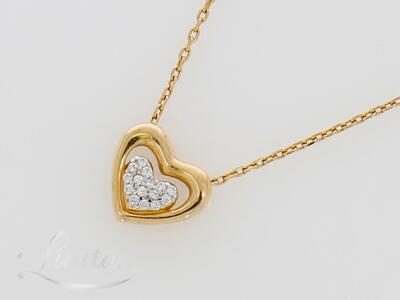 Kuldkaelakett + kulon 585* Süda