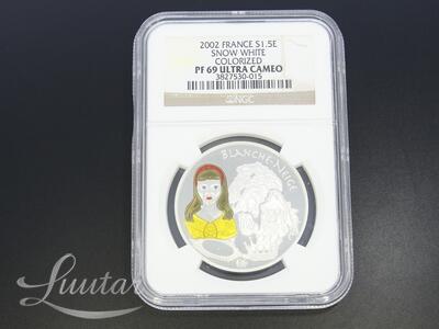 Hõbemünt 900* 1½ Euro Snow White