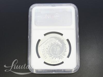 Hõbemünt 900* 2002 FRANCE SILVER 1.5 EURO PINOCCHIO NGC PF 69 ULTRA CAMEO SCARCE TOP POP