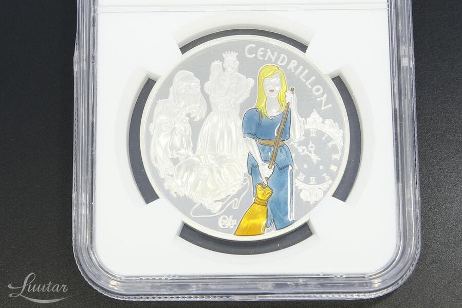 Hõbemünt 900* 1½ Euro Cinderella 