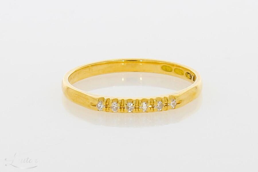 Kuldsõrmus 750* Briljandid