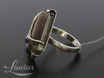 Hõbesõrmus 925* Ahhaat! UUS! Käsitöö! Vivian Schotowsky