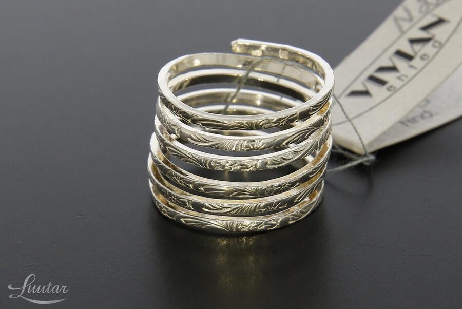 Hõbesõrmus 999* UUS! Käsitöö! Vivian Schotowsky