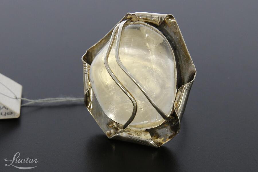 Hõbesõrmus 925* Mäekristall! UUS! Käsitöö! Vivian Schotowsky