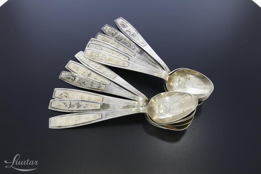 Hõbelusikad 875* 12 tk