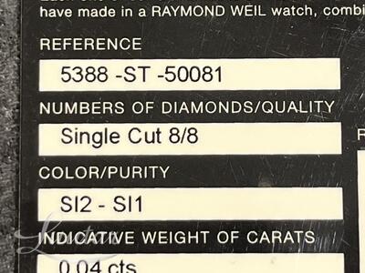 Käekell Raymond Weil 5388-ST-50081