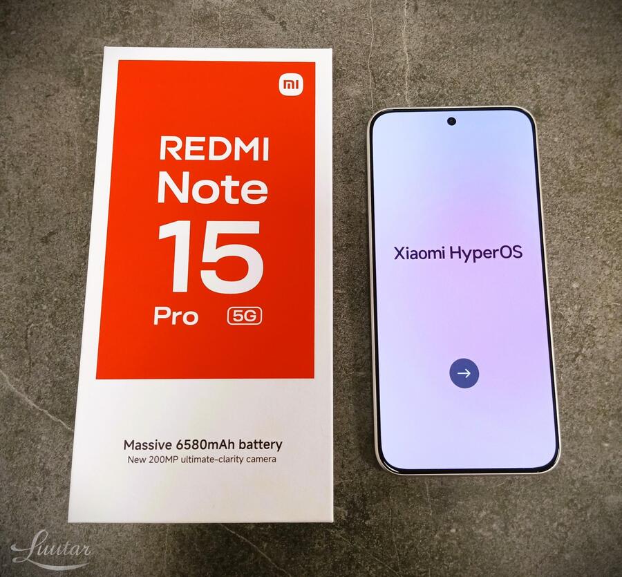 Mobiiltelefon Xiaomi Redmi Note 15 Pro 5G 256 Gb