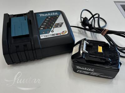 Akulaadija Makita DC18RC + aku BL1860B