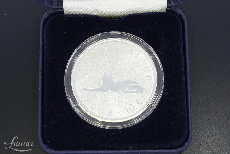 Hõbemünt 925* – 10€ Mika Waltari 200